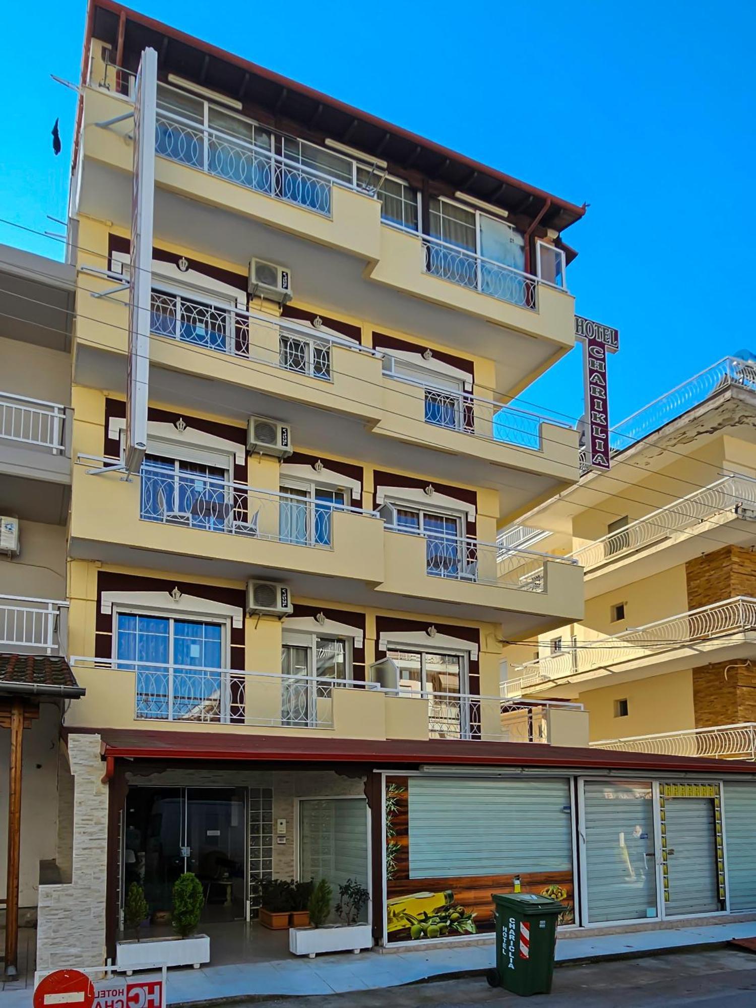Chariclia Hotel Paralia Katerinis Ngoại thất bức ảnh